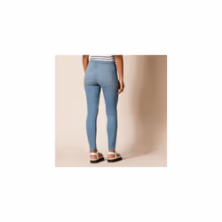 Amazon Essentials Women's Mid-Rise Stretch Pull-On Jegging (Available in Plus Size), Light Wash, 14 Short