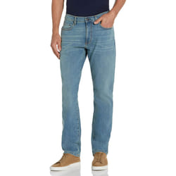 Amazon Essentials Mens Athletic-Fit Stretch Jean  Light Blue Vintage  28W x 32L