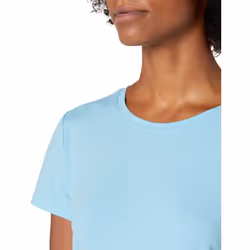 Amazon Essentials Women's Tech Stretch Short-Sleeve Crewneck T-Shirt (Available in Plus Size)  Pack of 2  Neon Pink/Blue  X-Small