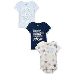 Amazon Essentials Disney  Marvel  Star Wars  Frozen  Princess Women's Short-Sleeve T-Shirts (Previously Spotted Zebra)  Pack of 3  Frozen 2 Destiny  X
