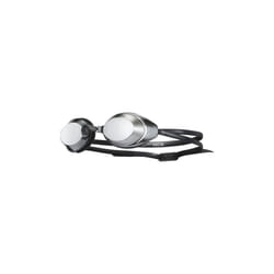 TYR Vecta Racing Swim Goggles Adult Fit  Mirrored Silver/Black