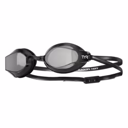 TYR Black Ops Non Mirrored Adult Fit Swim Goggles Smoke/black