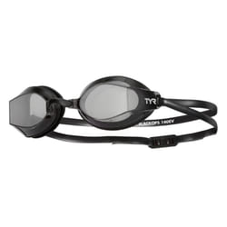 TYR Black Ops Non Mirrored Adult Fit Swim Goggles  Smoke/black
