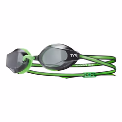 TYR Blackops 140 EV Racing Goggles Junior Fit smoke/green/black