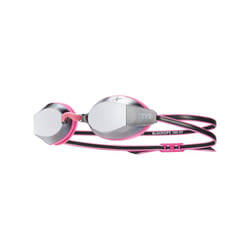 TYR Blackops 140 EV Racing Mirrored Goggles Junior Fit  Silver/Pink/Black