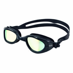 TYR Special Ops 2.0 Mirrored Adult Fit Swim Goggle  Gold/Navy