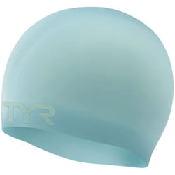 Stealth-X Wrinkle-Free Silicone Adult Racing Swim Cap  Light Blue  one Size