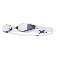 TYR Stealth-X Race Mirrored Adult Swim Goggles Silver/white one size