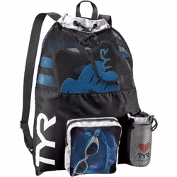 TYR LBMMB360ALL Big Mesh Mummy Backpack BLK/WHT All