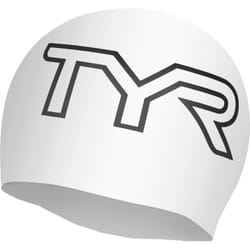 TYR Adult Wrinkle Free Silicone Swim Cap for Drag Reduction and Hair Protection