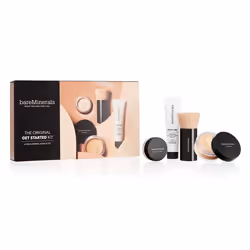 bareMinerals Original Get Started Kit, 4 Piece Mini Mineral Makeup Includes Original Loose Foundation, Face Primer, Setting P ...