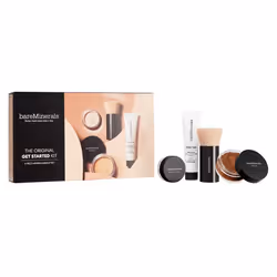 bareMinerals Original Get Started Kit 4 Piece Mini Mineral Makeup Includes Original Loose Foundation Face Primer Setting P ...