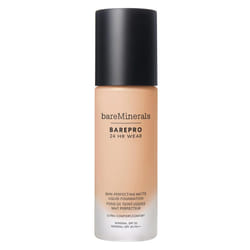 bareMinerals Barepro 24HR Wear Matte Liquid Foundation Mineral SPF 20  Full Coverage Matte Finish  Breathable Makeup for Face  Vegan (Light 27 Cool)