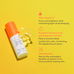 Drunk Elephant Hydra and The Bright - Includes C-Firma Fresh Day Serum (0.3 fl oz) & B-Hydra Intensive Hydration Serum (0.27 fl oz) - Free of Essentia