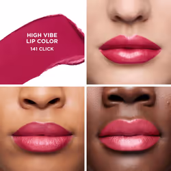 Laura Mercier High Vibe Lip Color  6HR Long Lasting Lipstick  Lightweight and Comfortable Smooth Wear  Non-Drying  Hydrating  Luminous Shine  141 Clic