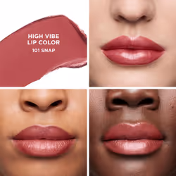 Laura Mercier High Vibe Lip Color  6HR Long Lasting Lipstick  Lightweight and Comfortable Smooth Wear  Non-Drying  Hydrating  Luminous Shine  101 Snap