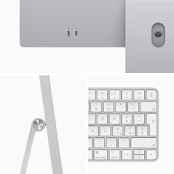 Apple iMac 24in M1 256GB - Silver - Additional view 4