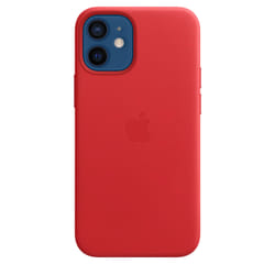 Apple iPhone 12 mini Leather Case with MagSafe - (PRODUCT)RED
