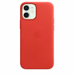 Apple iPhone 12 mini Leather Case with MagSafe - (PRODUCT)RED