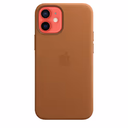 Apple iPhone 12 mini Leather Case with MagSafe - Saddle Brown