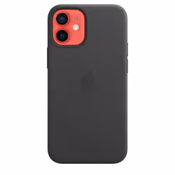 Apple iPhone 12 mini Leather Case with MagSafe - Black