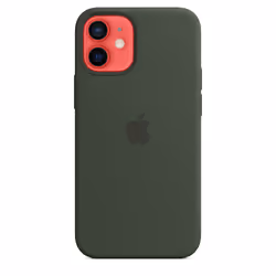 Apple iPhone 12 mini Silicone Case with MagSafe - Cypress Green