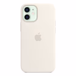 Apple iPhone 12 mini Silicone Case with MagSafe - White