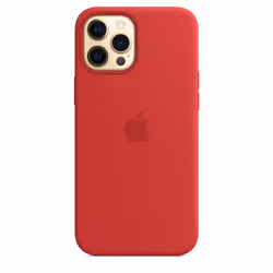 Apple iPhone 12 Pro Max Silicone Case with MagSafe - (PRODUCT)RED