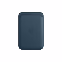 Apple iPhone Leather Wallet with MagSafe - Baltic Blue, Card holder, Blue, Leather, Apple, iPhone 12 Pro iPhone 12 Pro Max iP ...