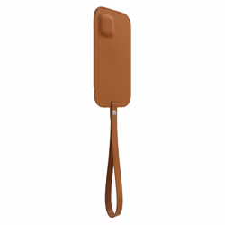 Apple iPhone 12, 12 Pro Leather Sleeve with MagSafe - Saddle Brown