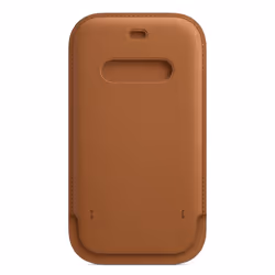 Apple iPhone 12, 12 Pro Leather Sleeve with MagSafe - Saddle Brown