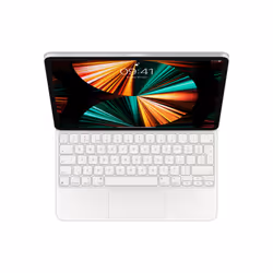 Apple Magic Keyboard for iPad Pro 12.9in (5th Gen) - British English - White, QWERTY, UK English, Trackpad, 1 mm, Apple, iPad ...