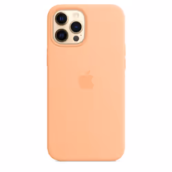 Apple iPhone 12 Pro Max Silicone Case with MagSafe - Cantaloupe