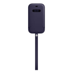 Apple iPhone 12 mini Leather Sleeve with MagSafe - Deep Violet