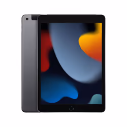 Apple iPad 9th Gen 10.2in Wi-Fi + Cellular 64GB - Space Grey, 25.9 cm (10.2"), 2160 x 1620 pixels, 64 GB, iPadOS 15, 498 g, G ...