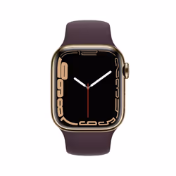 Apple Watch Series 7 OLED 41 mm Digital Touchscreen 4G Gold Wi-Fi GPS (satellite)