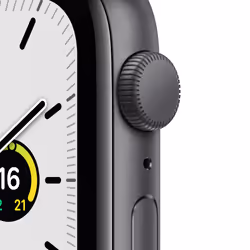 Apple Watch SE OLED 44 mm Digital 368 x 448 pixels Touchscreen Grey Wi-Fi GPS (satellite)