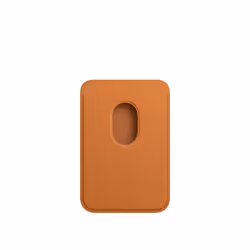 Apple iPhone Leather Wallet with MagSafe - Golden Brown