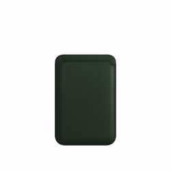 Apple iPhone Leather Wallet with MagSafe - Sequoia Green, Card holder, Green, Leather, Apple, iPhone 13 Pro iPhone 13 Pro Max ...
