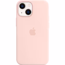 Apple iPhone 13 mini Silicone Case with MagSafe - Chalk Pink, Cover, Apple, iPhone 13 mini, 13.7 cm (5.4"), Pink