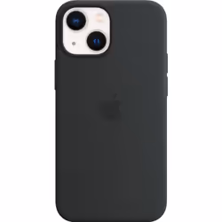 Apple iPhone 13 mini Silicone Case with MagSafe - Midnight, Cover, Apple, iPhone 13 mini, 13.7 cm (5.4"), Black