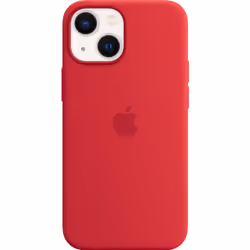 Apple iPhone 13 mini Silicone Case with MagSafe – (PRODUCT)RED, Cover, Apple, iPhone 13 mini, 13.7 cm (5.4"), Red