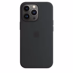Apple iPhone 13 Pro Silicone Case with MagSafe - Midnight, Cover, Apple, iPhone 13 Pro, 15.5 cm (6.1"), Black