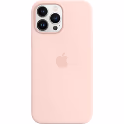 Apple iPhone 13 Pro Max Silicone Case with MagSafe - Chalk Pink, Cover, Apple, iPhone 13 Pro Max, 17 cm (6.7"), Pink