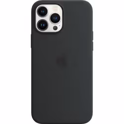 Apple iPhone 13 Pro Max Silicone Case with MagSafe - Midnight, Cover, Apple, iPhone 13 Pro Max, 17 cm (6.7"), Black