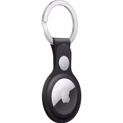 Apple AirTag Leather Key Ring - Midnight