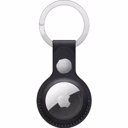 Apple AirTag Leather Key Ring - Midnight