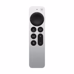 Apple Siri Remote, TV set-top box, IR/Bluetooth, Press buttons, Touch keys, Rechargeable, Black, Silver