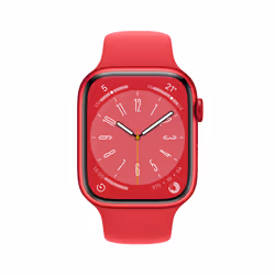 Apple Watch Series 8 OLED 45 mm Digital 396 x 484 pixels Touchscreen Red Wi-Fi GPS (satellite)