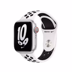 Apple MPGK3ZM/A Smart Wearable Accessories Band Black, White Fluoroelastomer